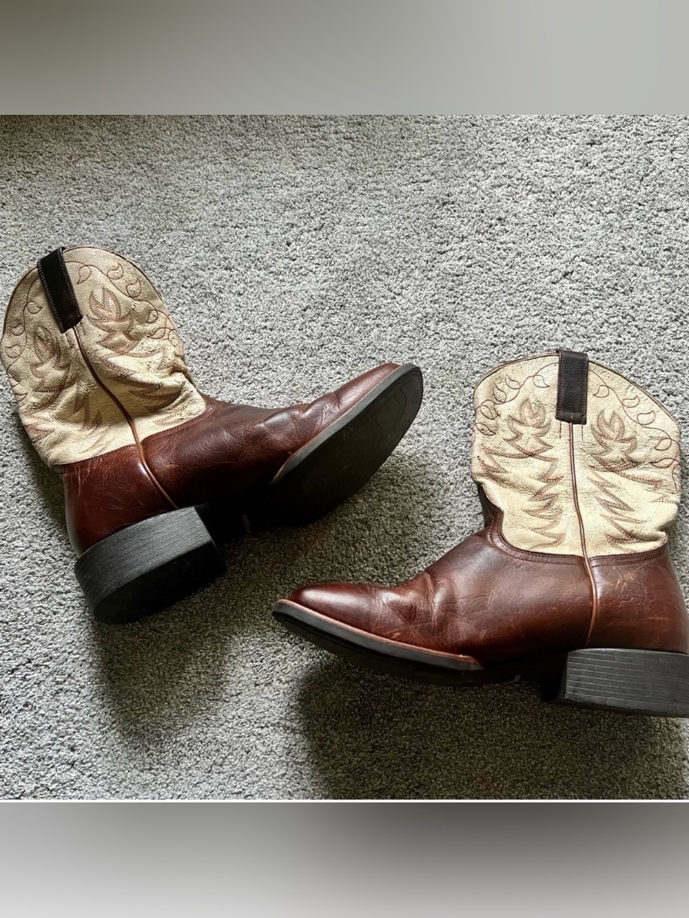 Cody James Xero Gravity Western Brown Leather Men's Size 13 D Cowboy Boots